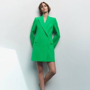 ZARA DOUBLE BREASTED BLAZER DRESS